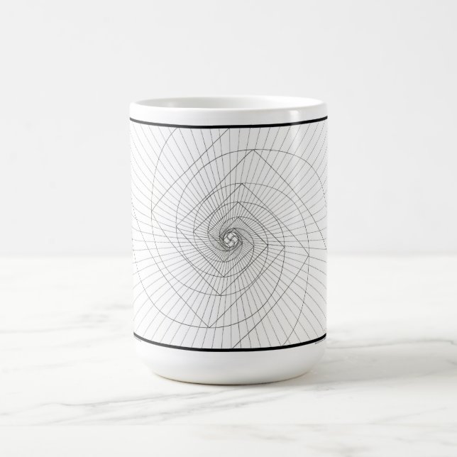 Tasse en spirale en hausse de Deosil Fibonacci (Centre)