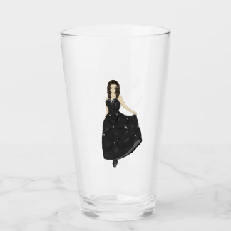Tasse en verre de canneberge