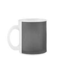 Tasse en verre givré de "rétro étoile"