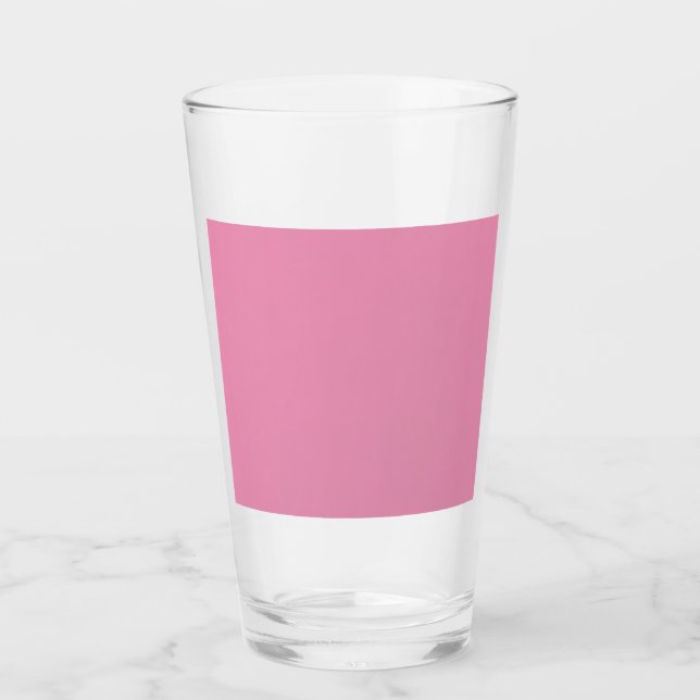 Tasse en Verre Rose Aesthétique | Vaisselle de Boi (Devant)