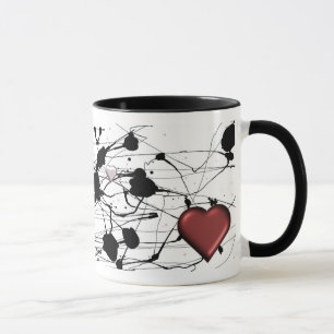 Tasse Encre Et Coeur