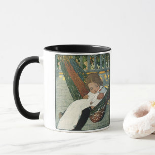 Tasse Enfant Vintage avec une poupée par Jessie Willcox 