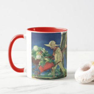 Tasse Enfant Vintage, Jardinage Biologique; Jardin de la