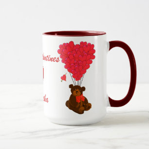 Tasse Enfants ours en peluche Valentines