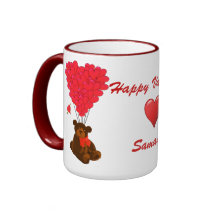 Enfants ours en peluche Valentines