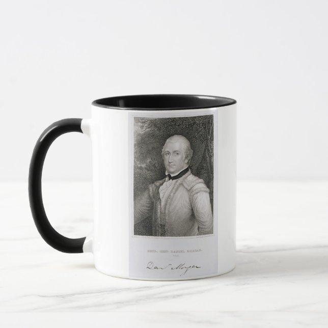 Tasse Engrav de Daniel Morgan de brigadier général (Gauche)