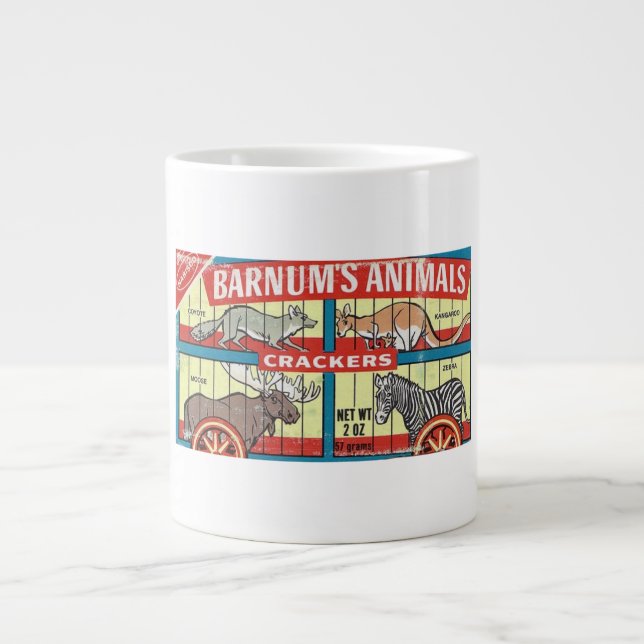 Tasse enorme chic minable des biscuits animaux de (Devant)
