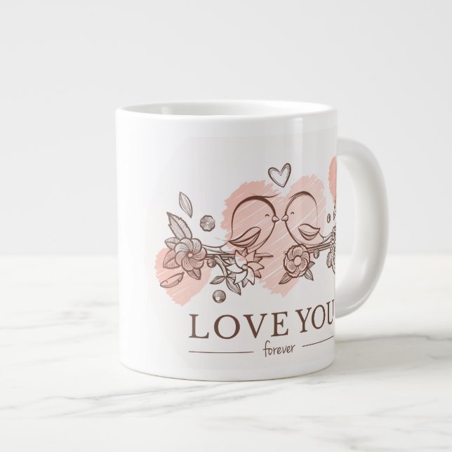 Tasse enorme de "amour" (Devant droit)