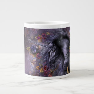 Tasse enorme de spécialité de licorne de rose de