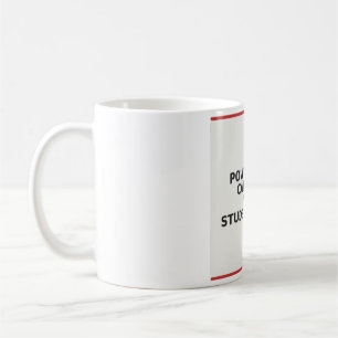 Tasse Enseignant Drôle - Alimenté par la caféine e