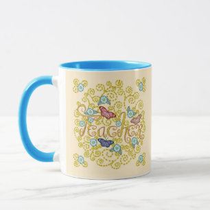 Tasse enseignant papillon