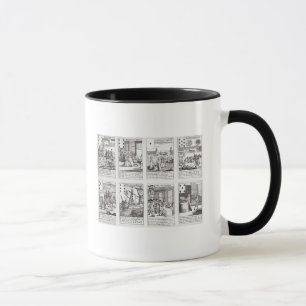 Tasse Ensemble de representation de cartes de jeu