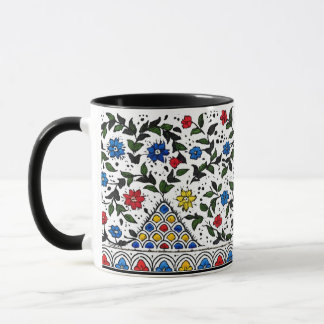 Tasse enveloppante à motif floral ottoman coloré p