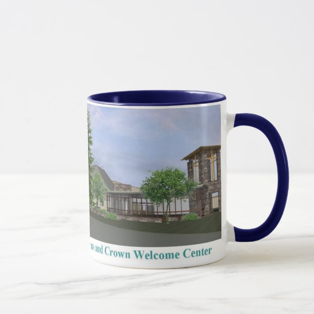 Tasse Envisagez/tasse centre d'accueil de croix (Droite)