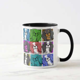 Tasse Épagneul cavalier du Roi Charles d'art de bruit