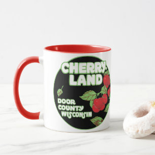 Tasse Éphémères vintage, Cherryland Door County Wisconsi