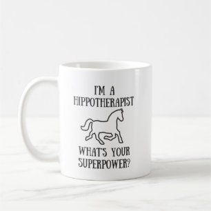 Tasse équine de thérapie de cheval de Hippotherapy