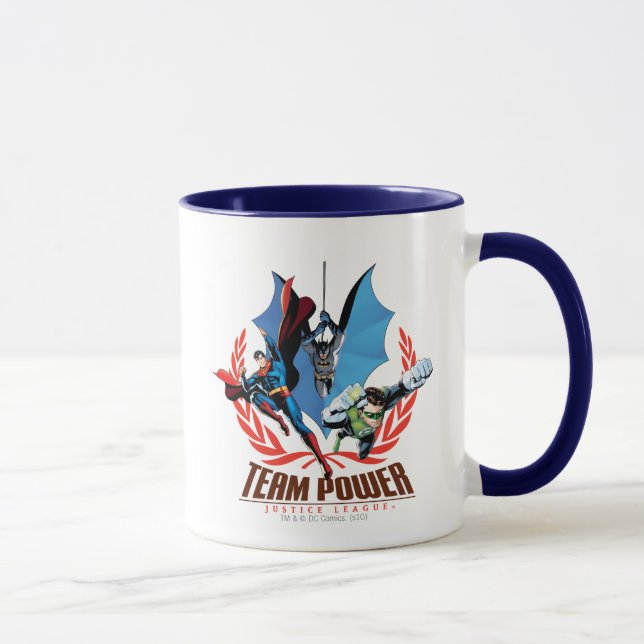 Tasse Équipe de la Ligue de Justice (Droite)