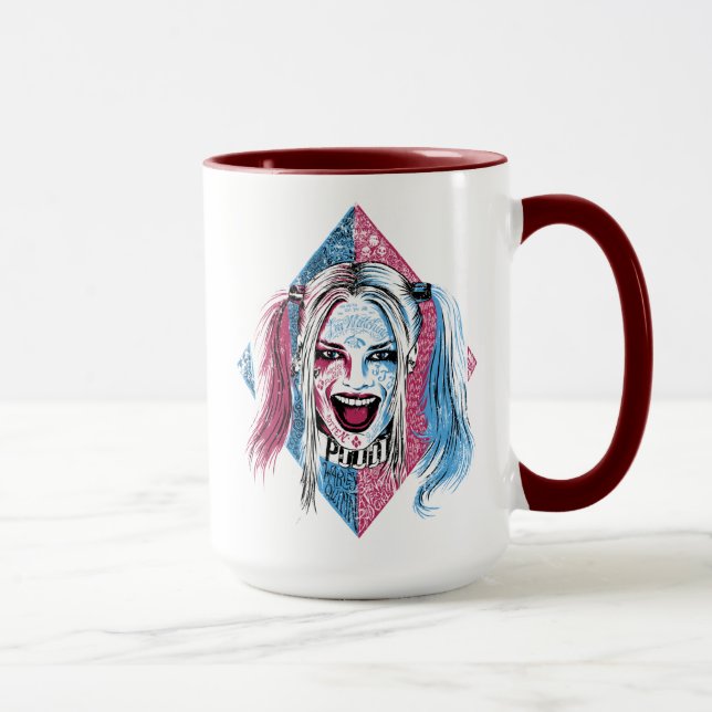 Tasse Équipe de suicide | Harley Laugh (Droite)