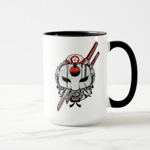 Tasse Équipe de suicide   Katana Masque & Epées Tatouage