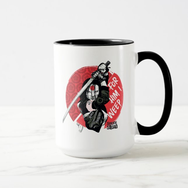 Tasse Équipe de suicide | Katana "Pour Lui, je pleure" (Droite)
