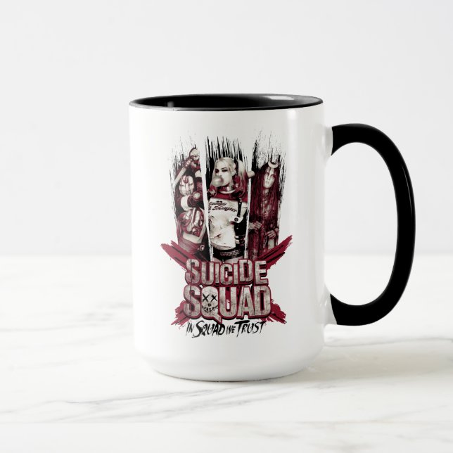Tasse Équipe de suicide | Squad Girls "In Squad We Trust (Droite)