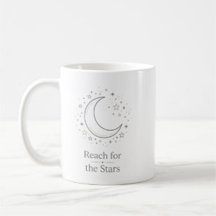 Tasse esthétique de la lune « Atteindre les étoile