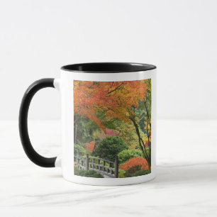 Tasse États-Unis, Oregon, Portland. Pont en bois et ér