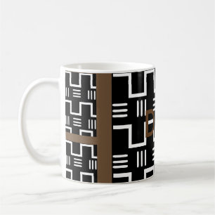 Tasse ethnique de tissu de boue pour le papa