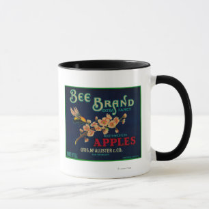 Tasse Étiquette de cadence d'abeilles