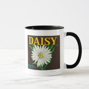 Tasse Étiquette de caisse d'agrume de marque de