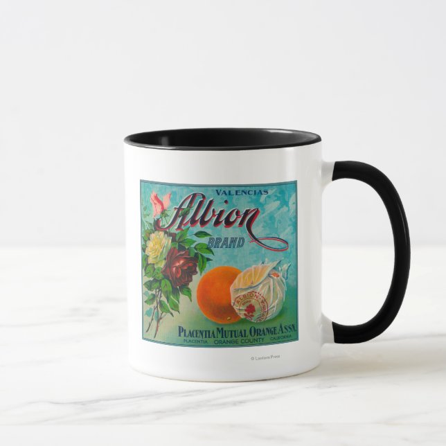 Tasse Étiquette de la marque Albion Citrus Crate (Droite)