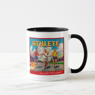 Tasse Étiquette de la marque Athlete Citrus