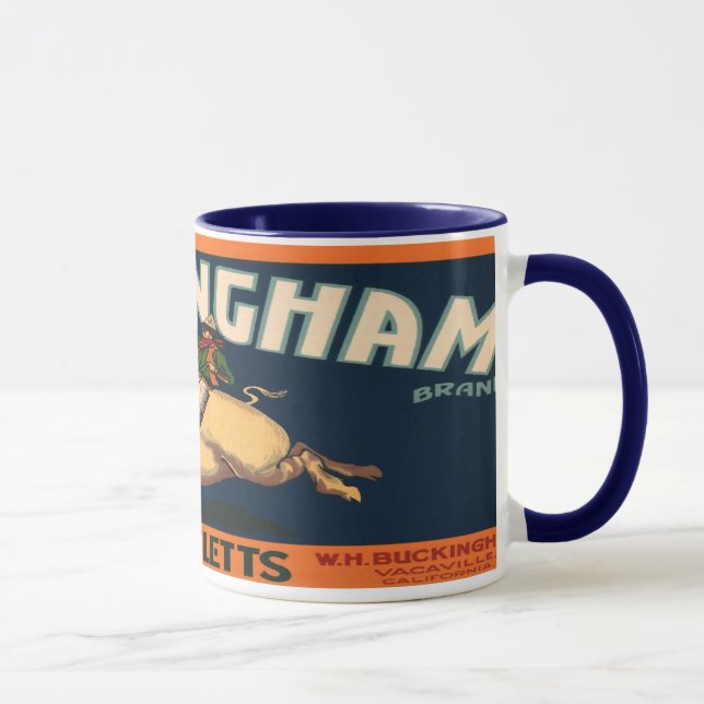 Tasse Étiquette vintage Fruit (Droite)