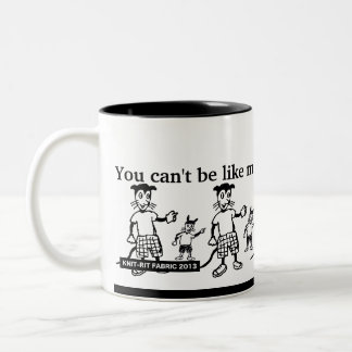 Tasse étrange d'animaux