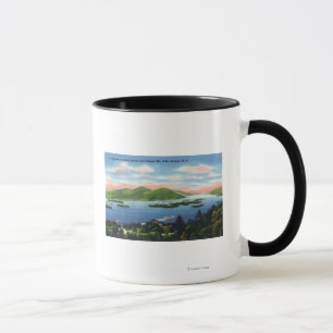 Tasse Étroits, Cent Îles, Vue Langue Montagne