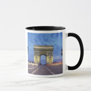 Tasse Europe, France, Paris. Arc de Triomphe vu