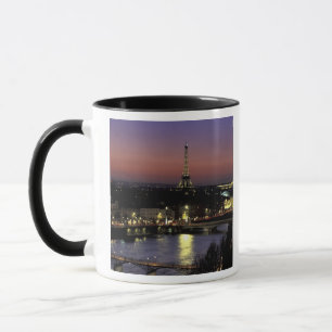 Tasse Europe, France, Paris, Vue du coucher de soleil su