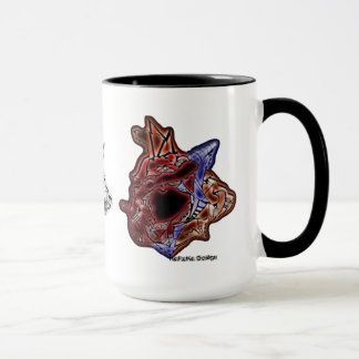 Tasse Évolution tribale abstraite du Chef d'art