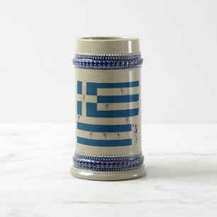 Tasse Evzone Grec avec le drapeau grec