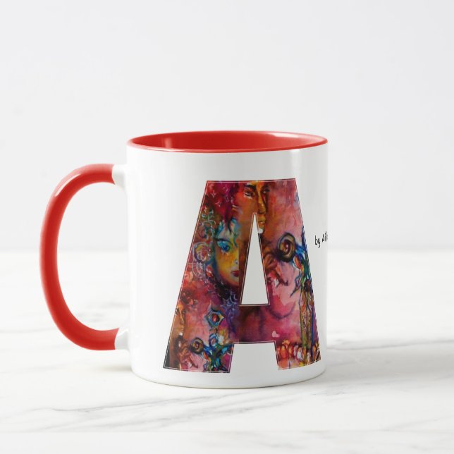 TASSE EXCALIBUR A LETTRE / MONOGRAM IMAGINAIRE (Gauche)