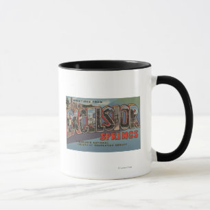 Tasse Excelsior Springs, Missouri - Grande Lettre