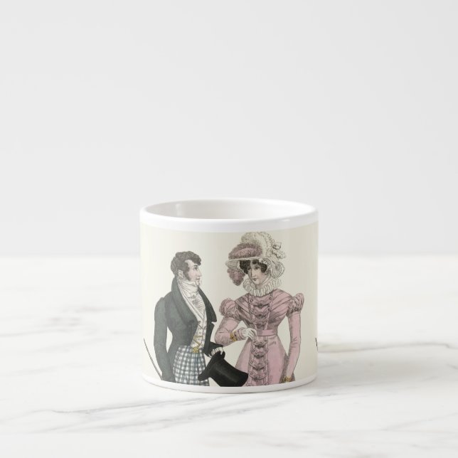 Tasse Expresso 1823 Antique Homme Mariage Femme Mode (Devant)