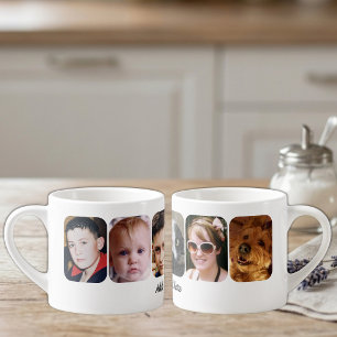 Tasse Expresso 6 collage photo ajouter du texte blanc