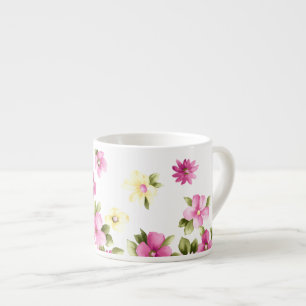 Tasse Expresso Adorable Fleurs florantes Filles Colorées