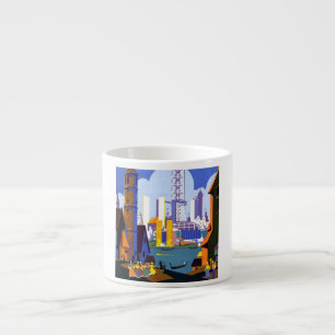Tasse Expresso Affiche 1934 de voyage d'Exposition universelle de