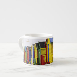 Tasse Expresso Afrique du Sud, Cap-Occidental, St James. Coloré