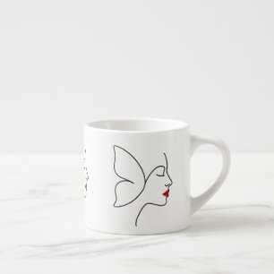 Tasse Expresso Ailes émergentes - Portrait caché de guérison des 