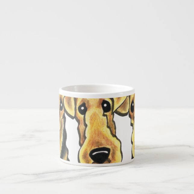 Tasse Expresso Airedale Terrier Lover (Devant)
