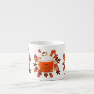 Tasse Expresso Alimenté Par Épice Citrouille